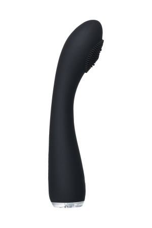 Вибратор  PPP SHIO-PRO BLACK,черный, силикон, 21 см