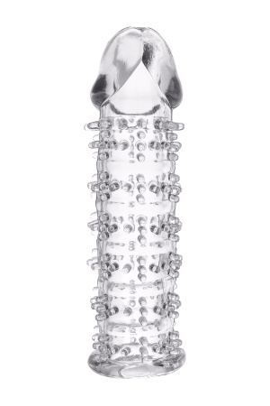 Насадка гелевая Toyfa, Прозрачная, 12 см, Ø 3