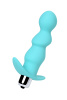 Анальная вибровтулка TODO BY TOYFA BLAND, силикон, голубая, 12 см, Ø 2,8 см