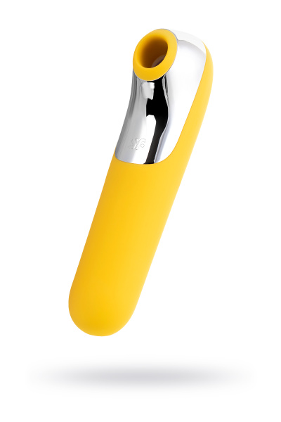 Вакуум-волновой бесконтактный стимулятор клитора Satisfyer Dual Love, желтый, 16,0 см, Ø 3,0